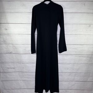 NWT Zara Women's Long Sleeve Elegant Black Dress Size M